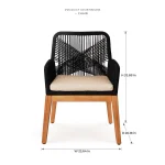 Laguna Teak Side Chair thumbnail 4
