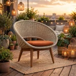 Solis Rope Accent Chair thumbnail 3